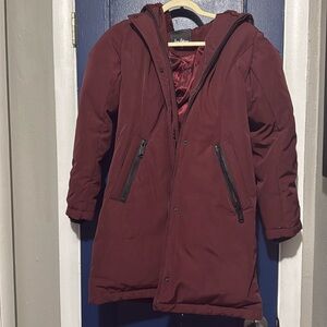 Red (more burgundy) Sam Edelman Parka XS